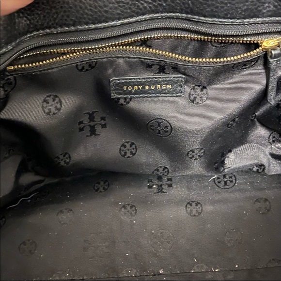 Tory Burch Pebbled Leather Tote - Picture 9 of 9